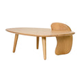 **Moderne houten tafel met organische vormen**